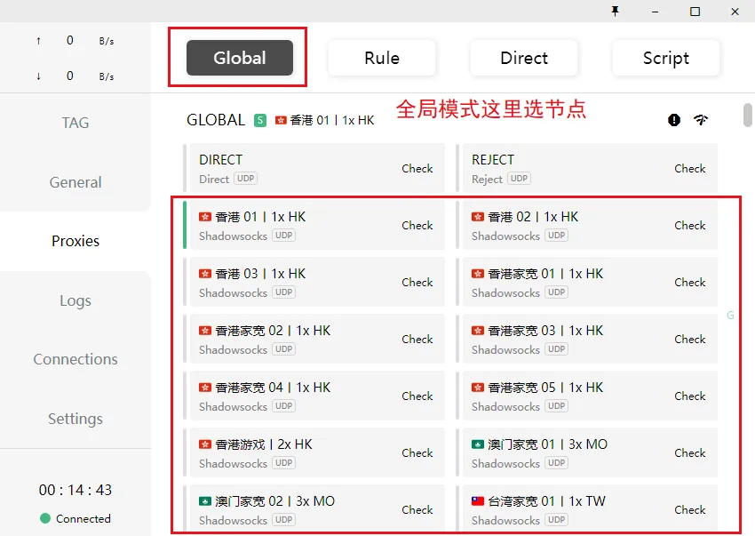 全局模式